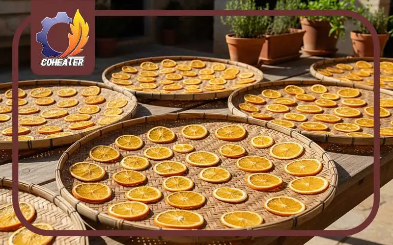 خشک کردن پرتقال