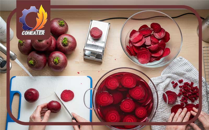 نحوه آماده سازی لبو برای خشک شدن